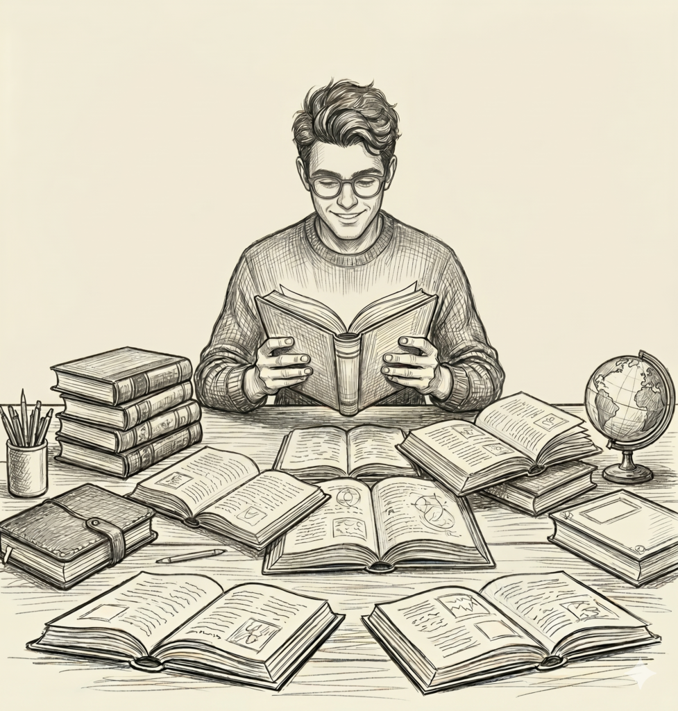 desenvolvimento pelos estudos